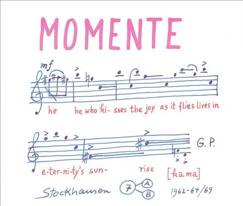 Couverture MOMENTE (VERS.1972 + EXTR. VERSION 1965) de Karlheinz STOCKHAUSEN