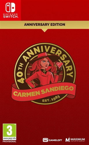 Couverture CARMEN SANDIEGO 40TH ANNIVERSARY EDITION