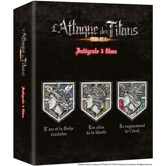 Couverture ATTAQUE DES TITANS : FILMS 1 A 3 de Tetsuro ARAKI