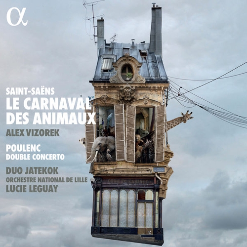 Couverture LE CARNAVAL DES ANIMAUX / DANSE MACABRE (+ POULENC) de Camille SAINT-SAËNS