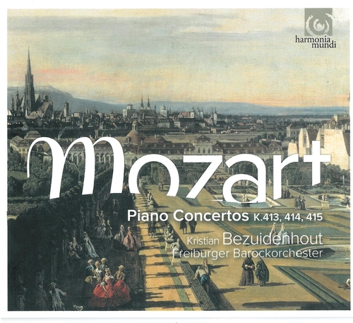 Couverture CONCERTOS PIANO K.413,414,415 de Wolfgang Amadeus MOZART