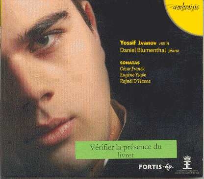 Couverture SONATE VIOLON PIANO (YSAÿE: OP.27 N°5,6 / R.D'HAENE) de César FRANCK