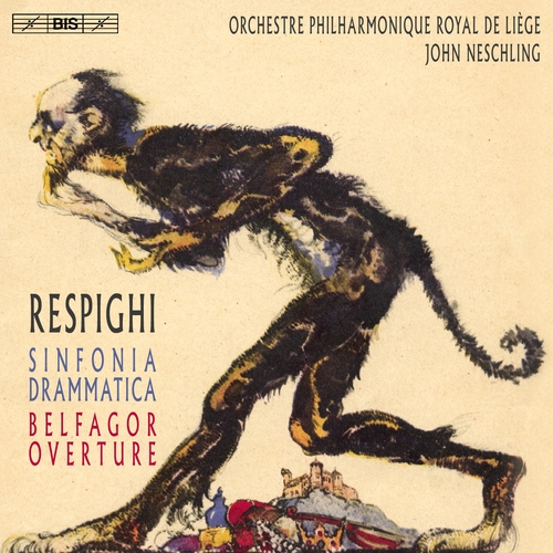 Couverture SINFONIA DRAMMATICA / BELFAGOR, OUVERTURE de Ottorino RESPIGHI