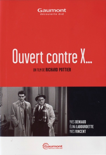 Couverture OUVERT CONTRE X... de Richard POTTIER