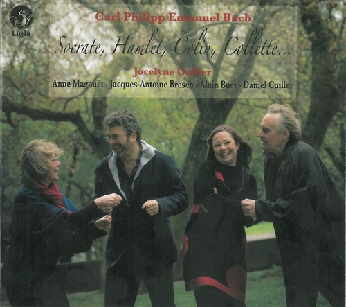 Couverture SOCRATE, HAMLET, COLIN, COLLETTE... de Carl Philipp Emanuel BACH