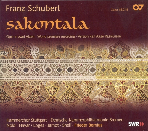 Couverture SAKONTALA de Franz SCHUBERT