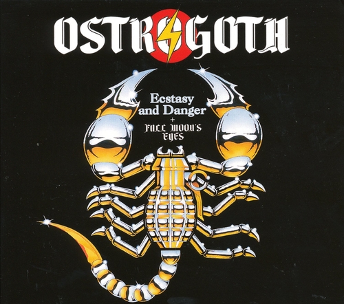 Couverture ECSTASY AND DANGER + FULL MOON'S EYES de OSTROGOTH
