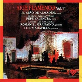 Couverture ARTE FLAMENCO VOL.11 de EL NIÑO DE ALMADEN, PEPE VALENCIA...