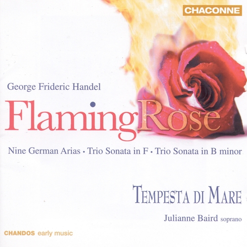 Couverture DEUTSCHE ARIEN 1-9 FLAMING ROSE/ SONATE EN TRIO OP.2 N°1,2 de Georg Friedrich HAENDEL
