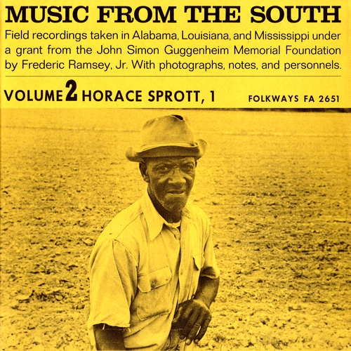 Couverture MUSIC FROM THE SOUTH, VOL.2: HORACE SPROTT, VOL.1