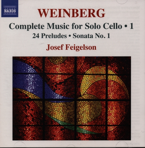 Couverture COMPLETE MUSIC FOR SOLO CELLO VOL.1 de Mieczyslaw [Moissei] WEINBERG