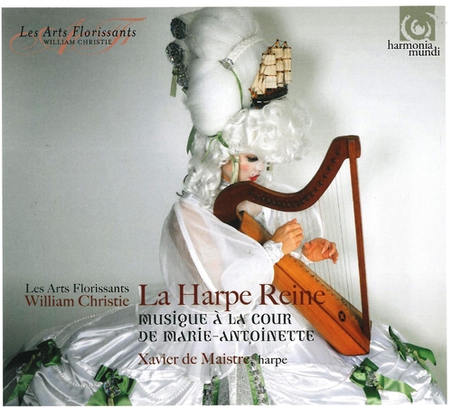 Couverture LA HARPE REINE, MUSIQUE À LA COUR DE MARIE-ANTOINETTE