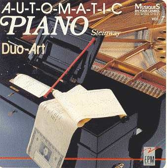 Couverture AUTOMATIC PIANO: DUO-ART