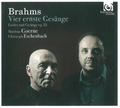 Couverture VIER ERNSTE GESANGE de Johannes BRAHMS