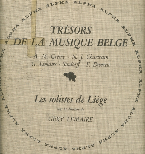 Couverture CHARTRAIN, DEVREESE, LEMAIRE-SINDORFF