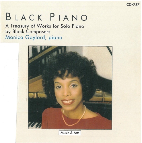 Couverture BLACK PIANO: STILL, SWANSON, DETT, KAY, WORK, ELLINGTON...