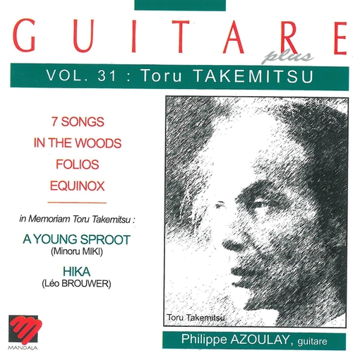 Couverture GUITARE: 7 SONGS, IN THE WOODS, FOLIOS, EQUINOX de Toru TAKEMITSU