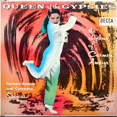 Couverture QUEEN OF THE GYPSIES de Carmen AMAYA