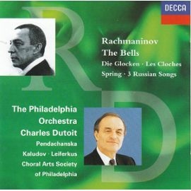 Couverture CLOCHES (LES) / LE PRINTEMPS / 3 CHANTS RUSSES de Sergey Vasil'yevich RACHMANINOV