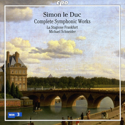 Couverture SYMPHONIES 1-3 / TRIOS POUR ORCHESTRE 1-3 de Simon LEDUC