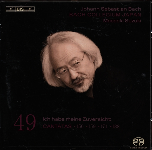 Couverture CANTATE: 156,159,171,188 de Johann Sebastian BACH