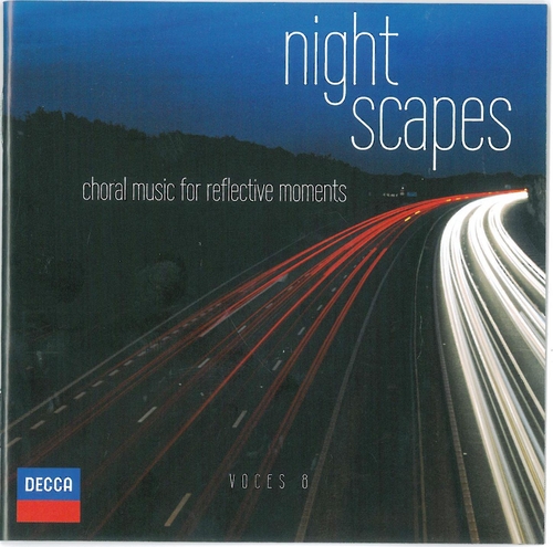 Couverture VOCES 8 - NIGHT SCAPES - CHORAL MUSIC FOR REFLECTIVE MOMENTS