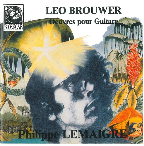Couverture OEUVRES POUR GUITARE de Léo BROUWER