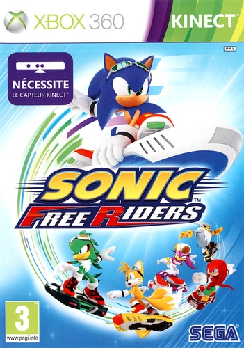 Couverture SONIC FREE RIDERS (POUR KINECT) - XBOX360