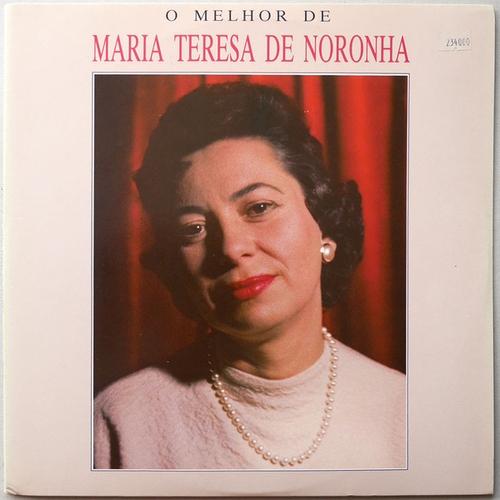 Couverture O MELHOR DE MARIA TERESA DE NORONHA de Maria Teresa de NORONHA