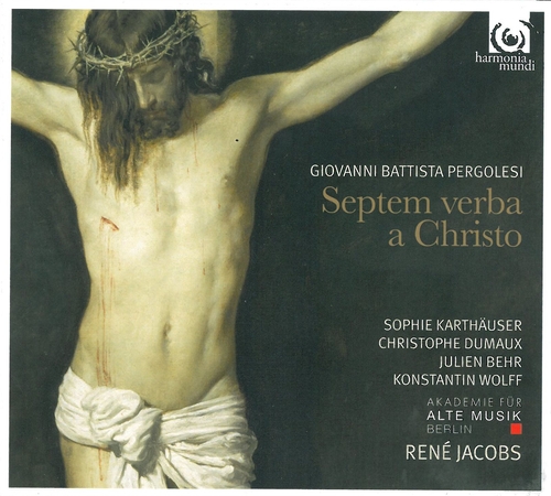 Couverture SEPTEM VERBA A CHRISTO de Giovanni Battista PERGOLESI