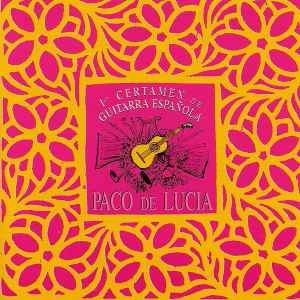 Couverture PRIMER CERTAMEN DE GUITARRA ESPAÑOLA de Paco DE LUCIA