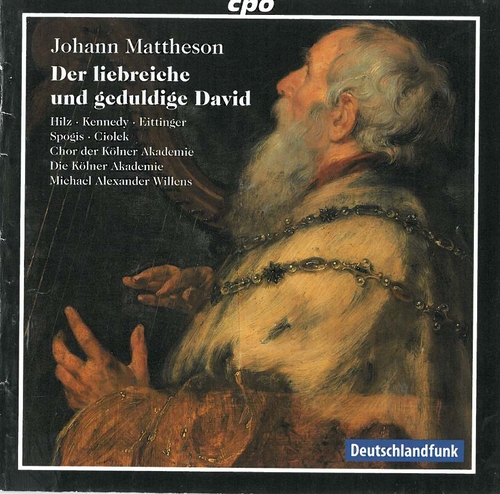 Couverture DER LIEBREICHE UND GEDULDIGE DAVID de Johann MATTHESON