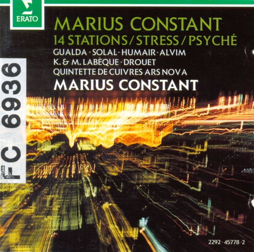 Couverture 14 STATIONS / STRESS / PSYCHE de Marius CONSTANT