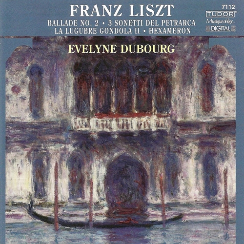 Couverture HEXAMERON / BALLADE 2 / 3 SONNETS DE PETRARQUE / LUGUBRE GON de Franz LISZT