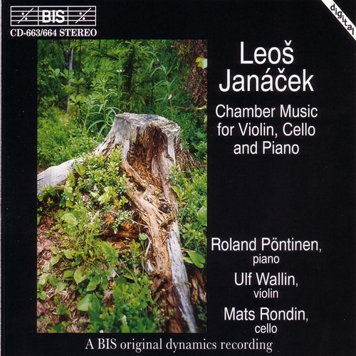 Couverture MUSIQUE DE CHAMBRE POUR PIANO, VIOLON ET VIOLONCELLE de Leos JANACEK