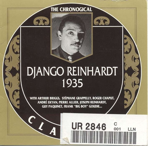 Couverture DJANGO REINHARDT 1935 de Django REINHARDT
