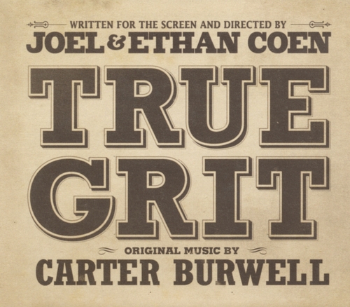 Couverture TRUE GRIT de Carter BURWELL