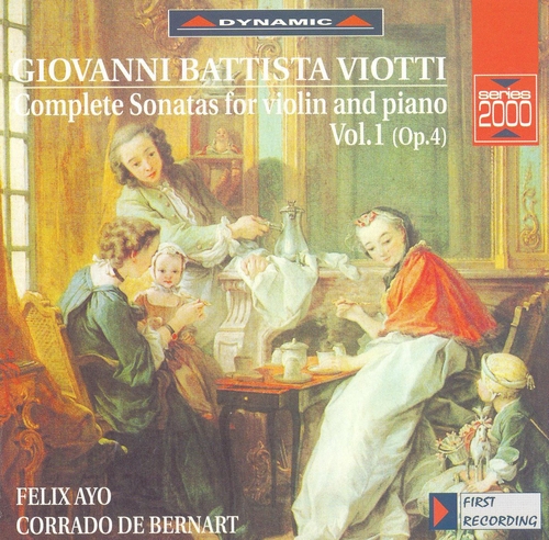 Couverture 4 SONATES VIOLON PIANO OP.4 de Giovanni Battista VIOTTI