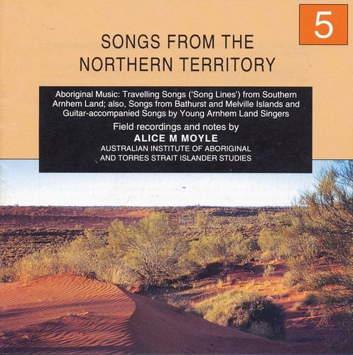 Couverture SONGS FROM THE NORTHERN TERRITORY 5