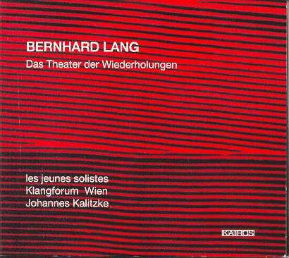 Couverture DAS THEATER DER WIEDERHOLUNGEN de Bernhard LANG