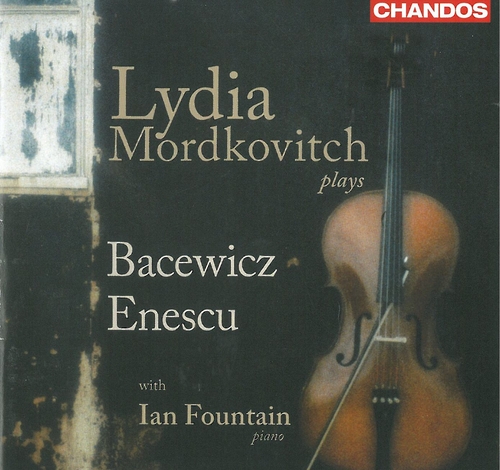 Couverture SONATA DA CAMERA / SONATE VIOLON 3 / PARTITA (+ ENESCU) de Grazyna BACEWICZ