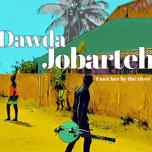 Couverture I MET HER BY THE RIVER de Dawda JOBARTEH