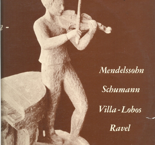 Couverture RUBENSTEIN - MENDELSSOHN, SCHUMANN, VILLA-LOBOS, RAVEL