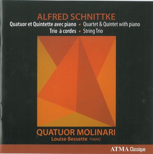 Couverture QUATUOR ET QUINTETTE AVEC PIANO/ TRIO À CORDES de Alfred Garrijévitch SCHNITTKE