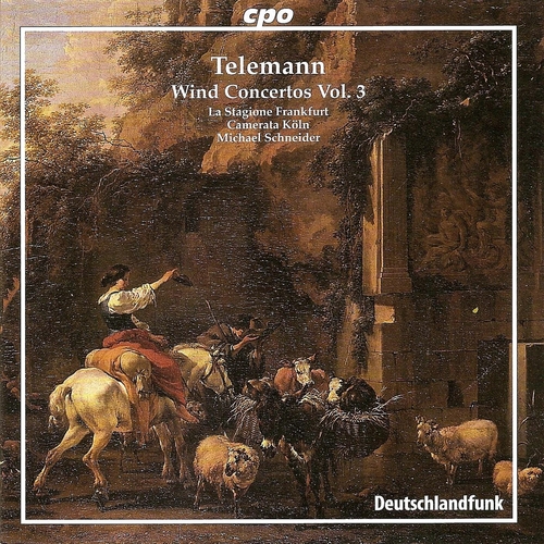 Couverture CONCERTOS POUR INSTRUMENTS À VENTS VOL.3 de Georg Philipp TELEMANN