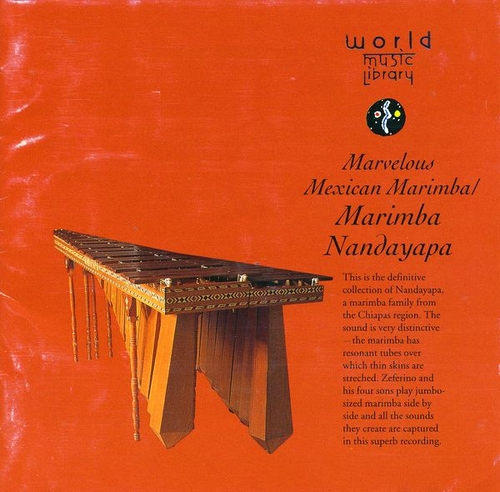 Couverture MARVELOUS MEXICAN MARIMBA de MARIMBA NANDAYAPA
