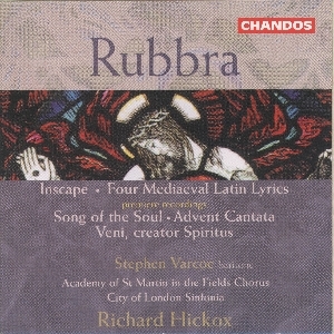 Couverture INSCAPE / FOUR MEDIEVAL LATIN LYRICS / SONG OF THE SOUL ... de Edmund RUBBRA