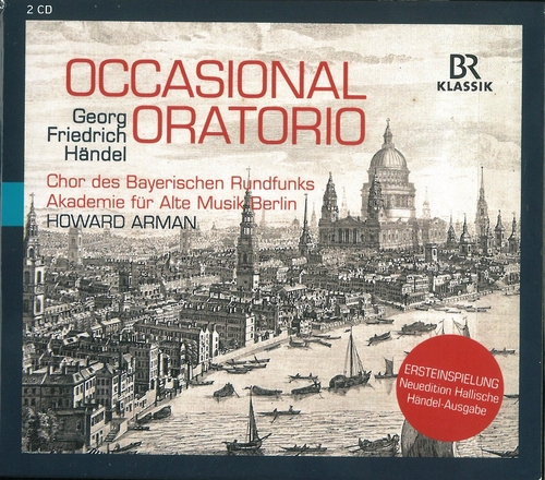 Couverture THE OCCASIONAL ORATORIO de Georg Friedrich HAENDEL