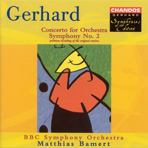 Couverture SYMPHONIE 2 / CONCERTO ORCHESTRE de Roberto GERHARD