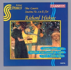 Couverture CONCERTO HAUTBOIS / SONATINE 2 POUR 16 VENTS de Richard STRAUSS